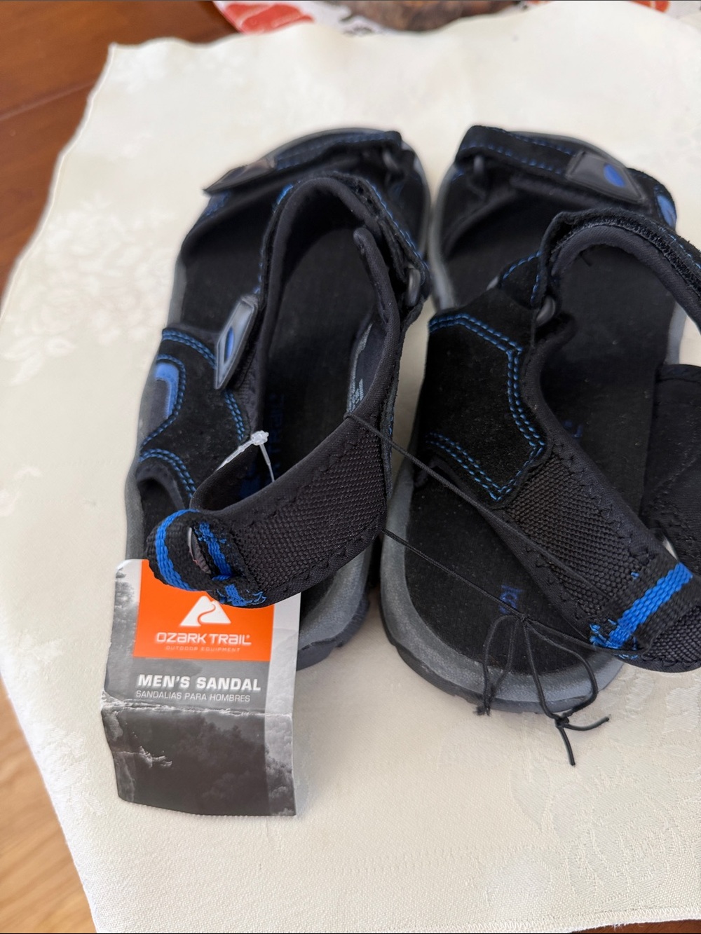 Ozark Trail Black and Blue Kids' Outdoor Sandals